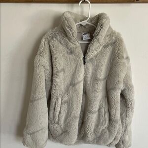 Nike Kids Fleece Jacket - Light Gray